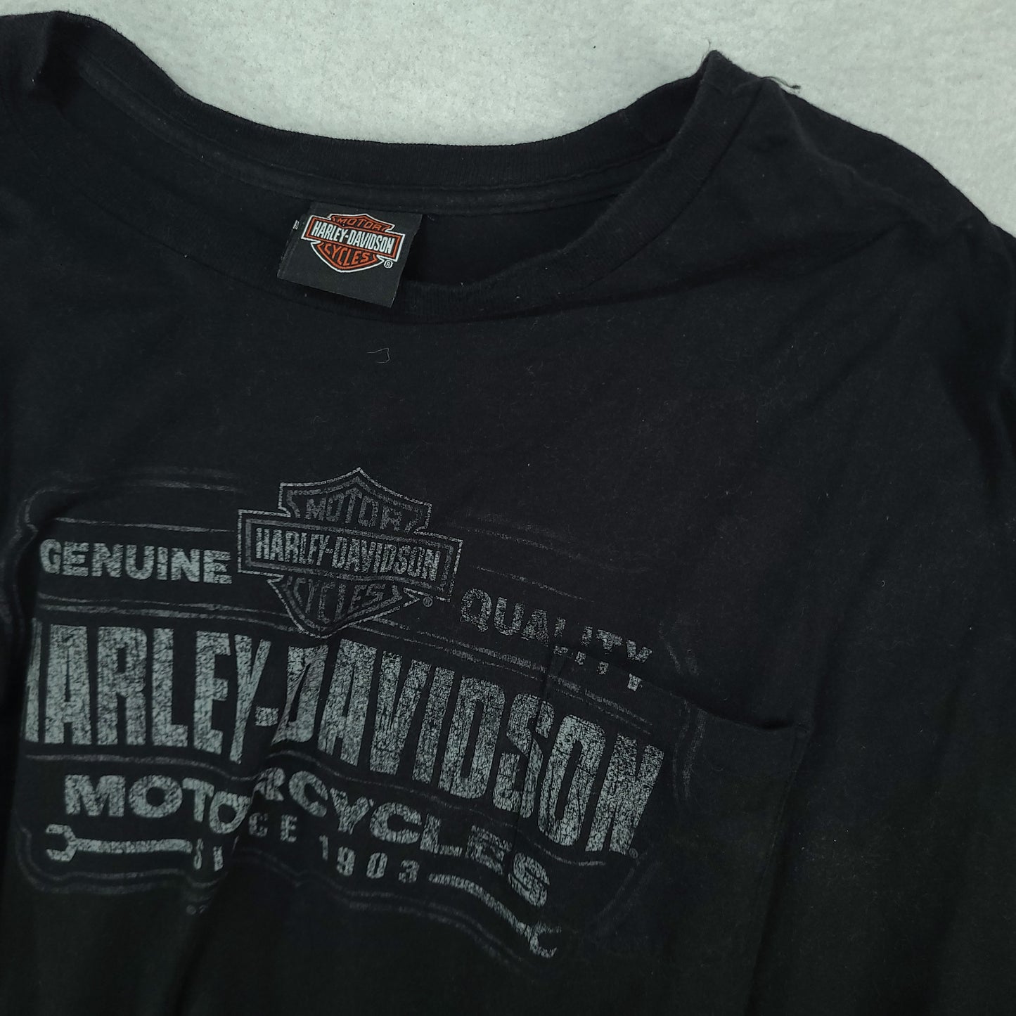 Harley Davidson Shirt Black Size 3XL Cotton Gold Coast Queensland Australia