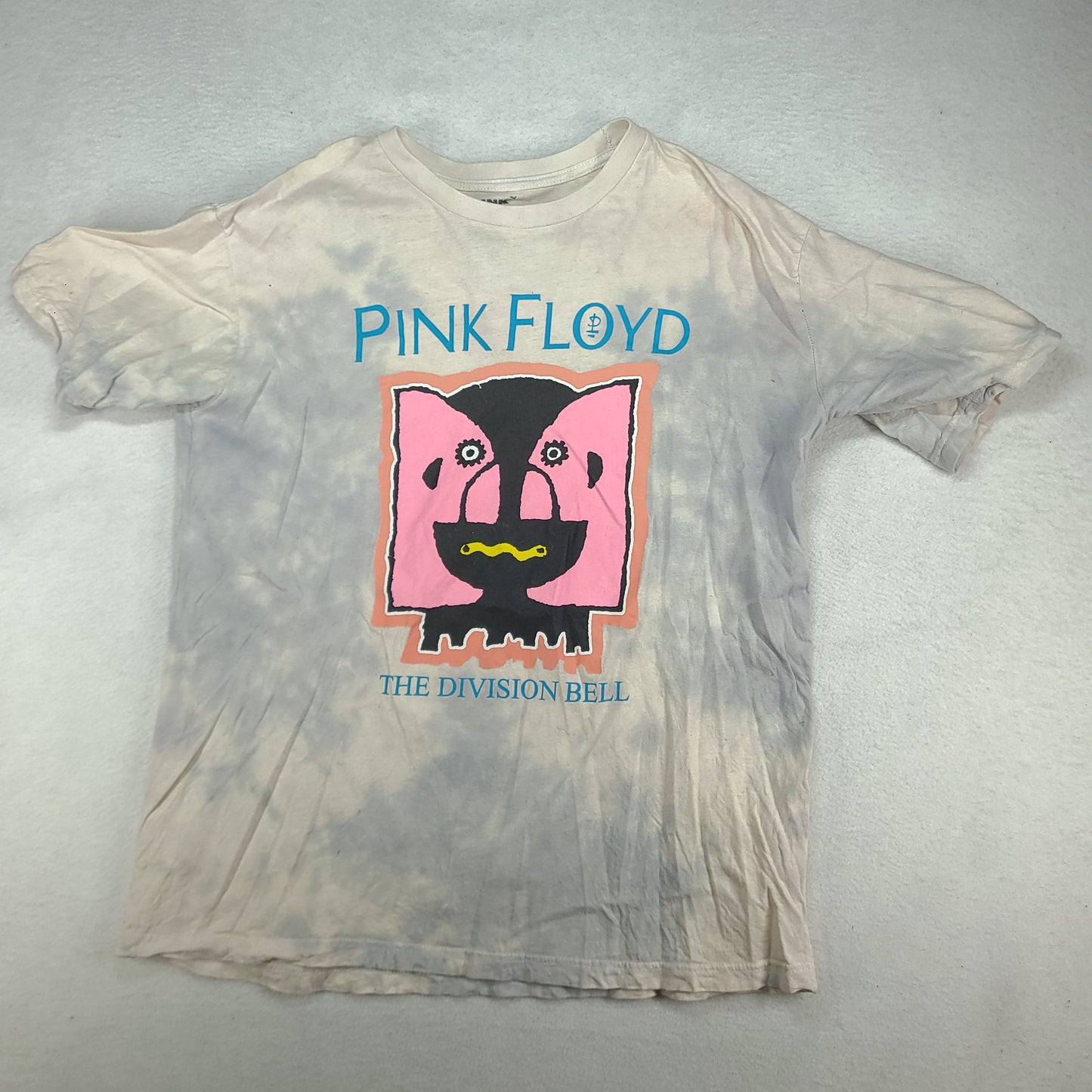 Pink Floyd Shirt Grey Short Sleeve Graphic Tee Size XL Rock Band Adult