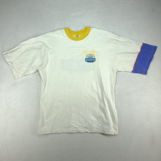 Vintage Camel Shirt International White Water Challenge Short Sleeve Graphic Tee Size L