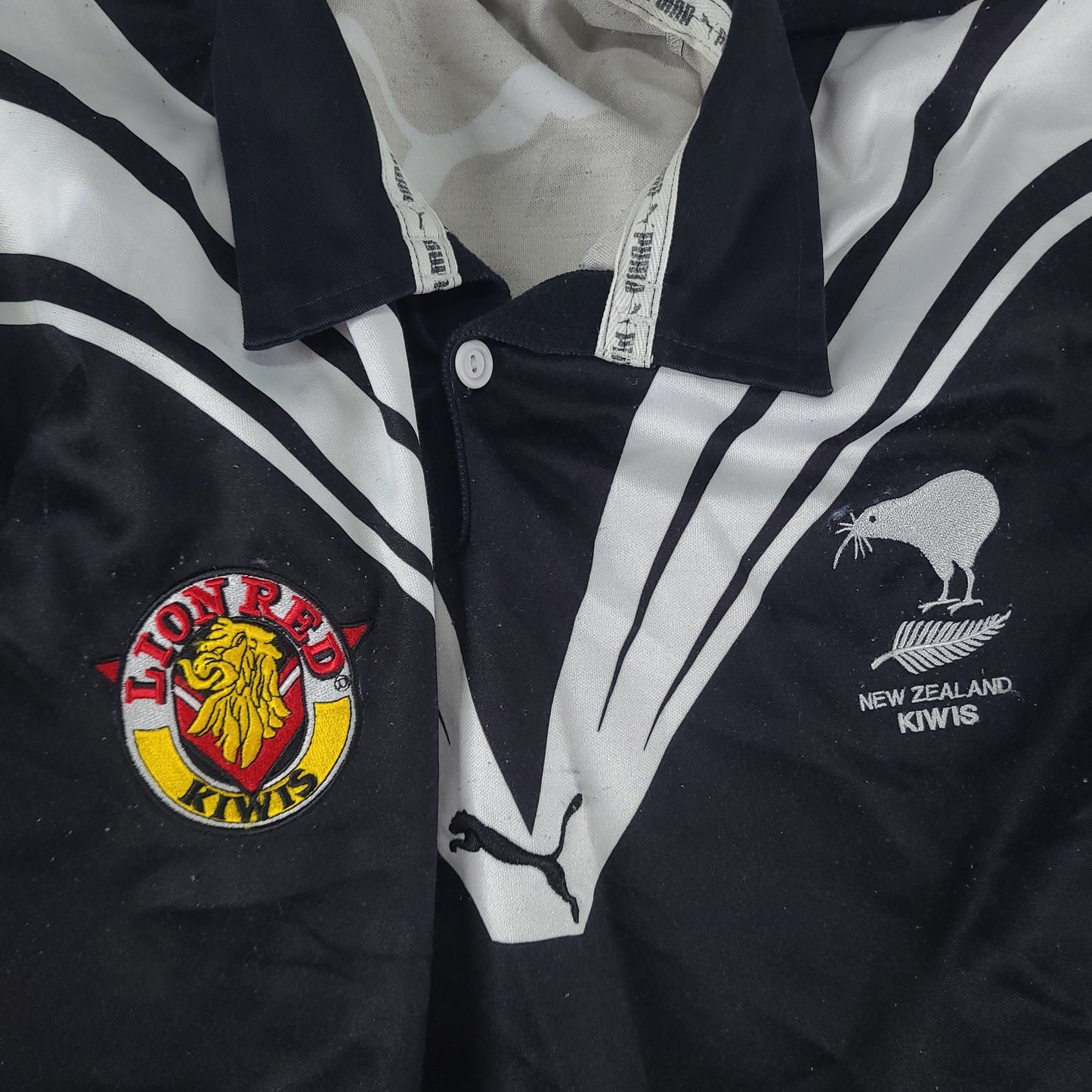 Vintage New Zealand Kiwis Jersey PUMA Size 2XL Lion Red