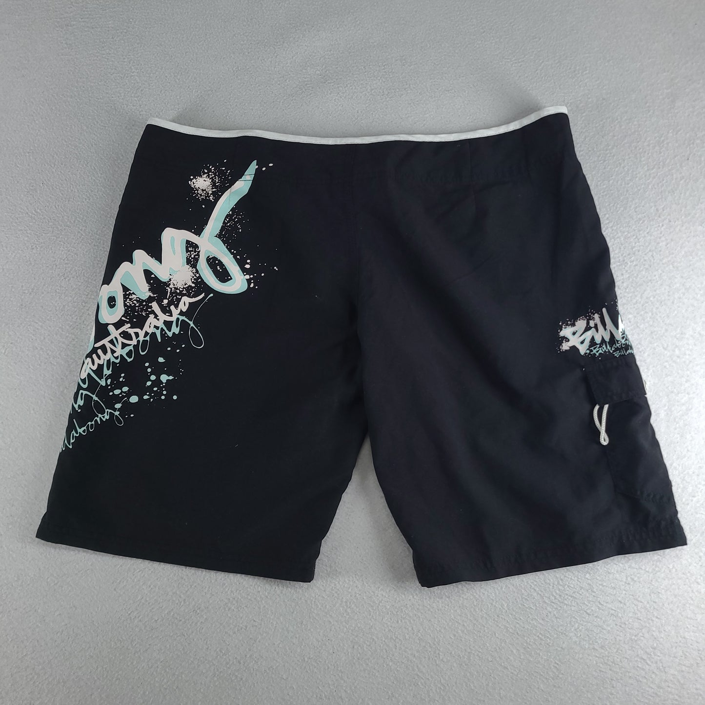 Billabong Womens Shorts Y2K Size 16 Spellout Casual Beach Surf Summer