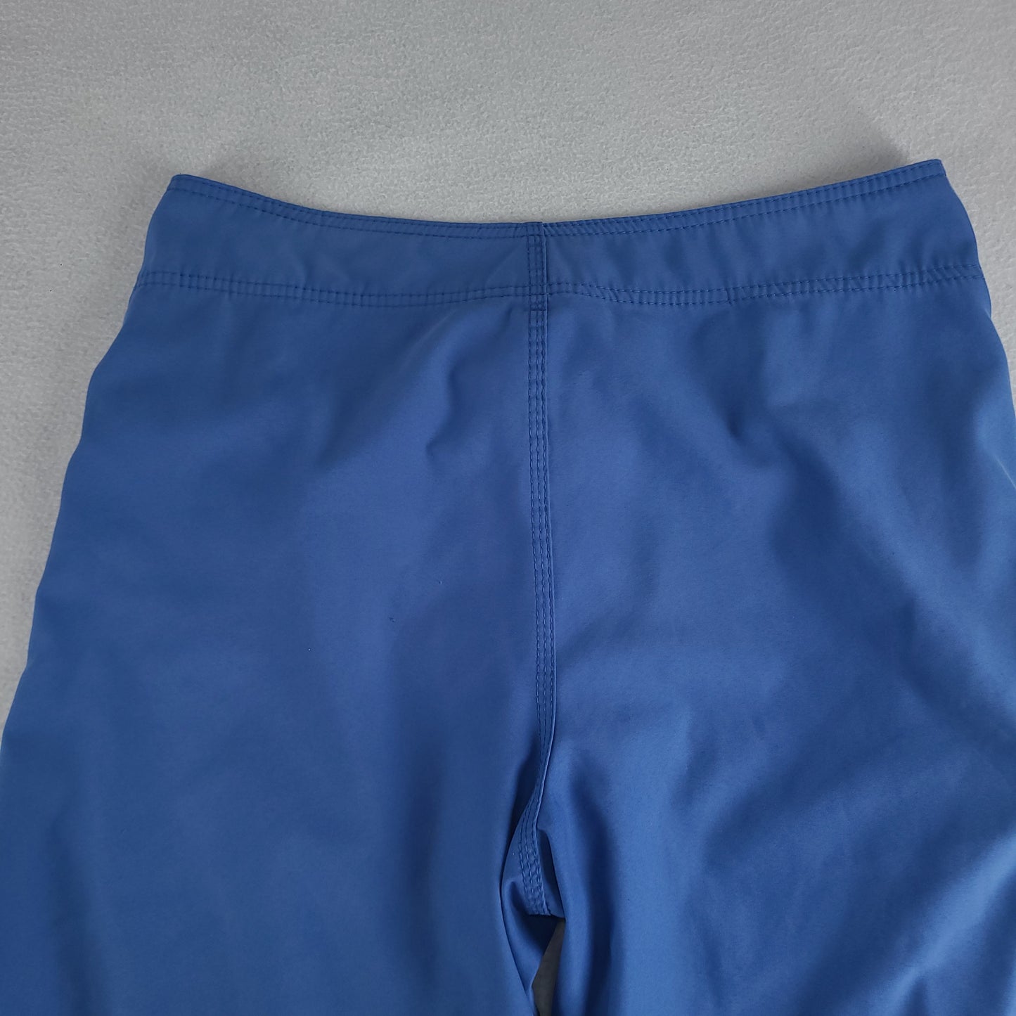 Billabong Shorts Blue Y2K Spellout Adult Size 34 Polyester Surf Beach