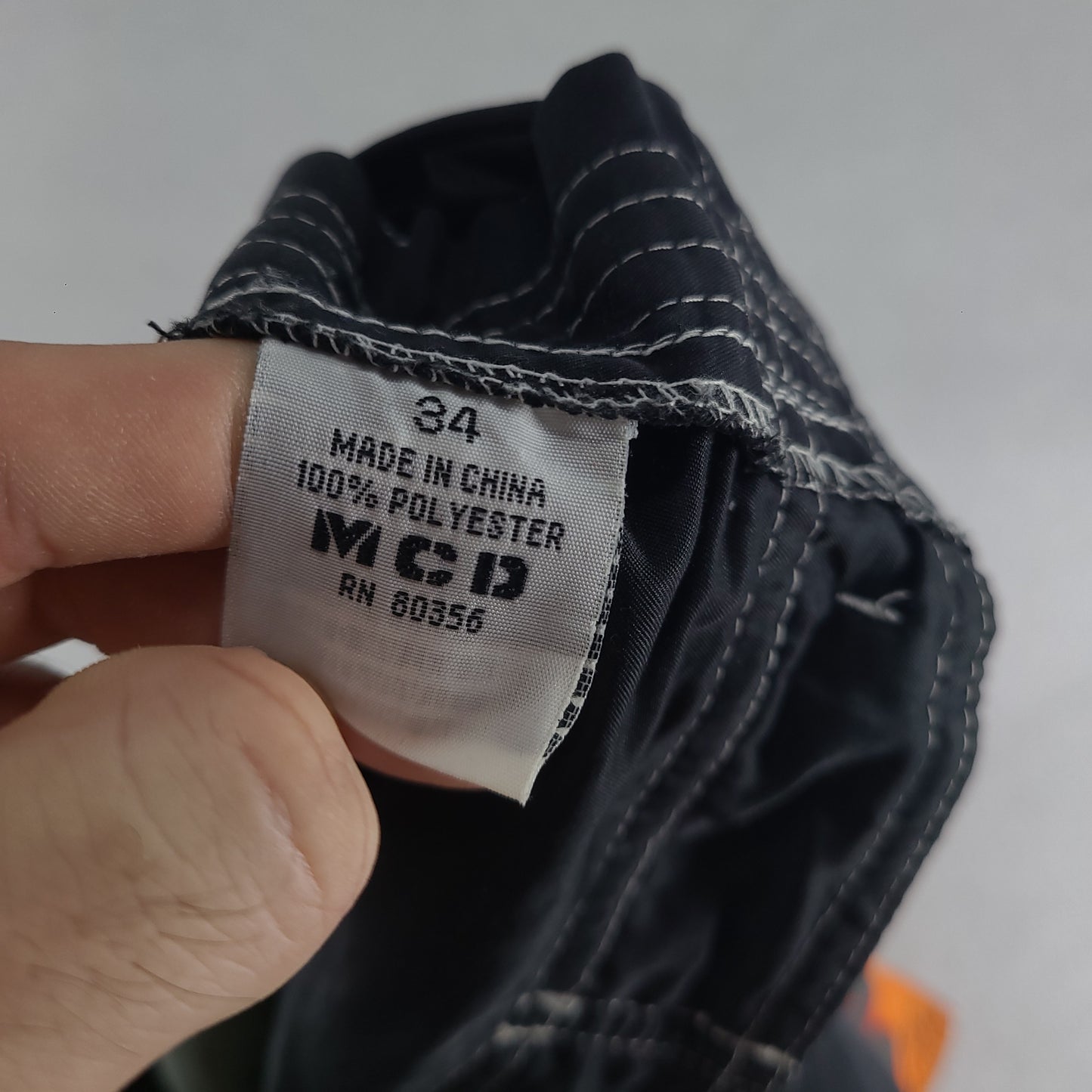 MCD Shorts Boardies Y2K Flame Drawstring Adult Size 34 Polyester