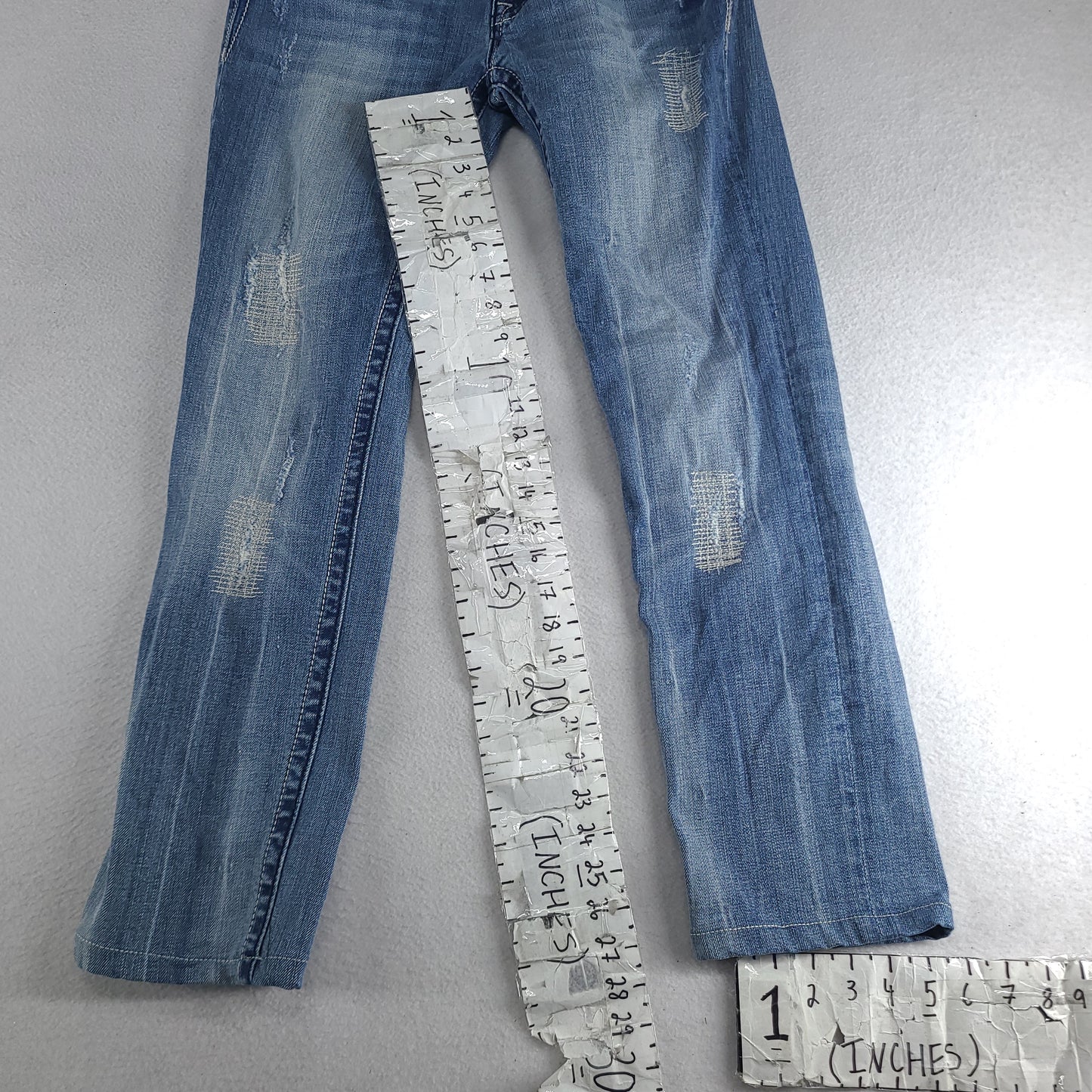 Miss Me Jeans Adult Womens Y2K Bejewelled Skinny Size 30