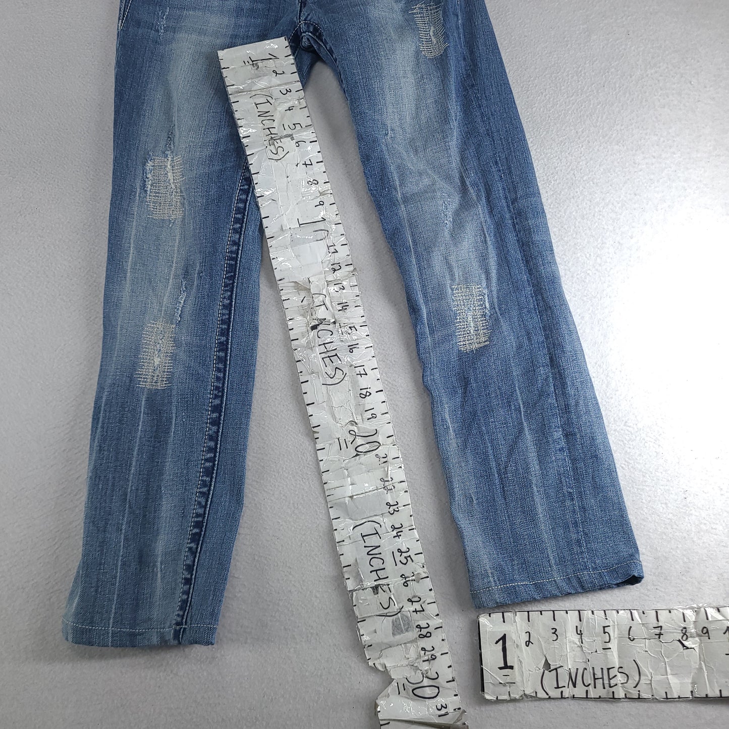Miss Me Jeans Adult Womens Y2K Bejewelled Skinny Size 30