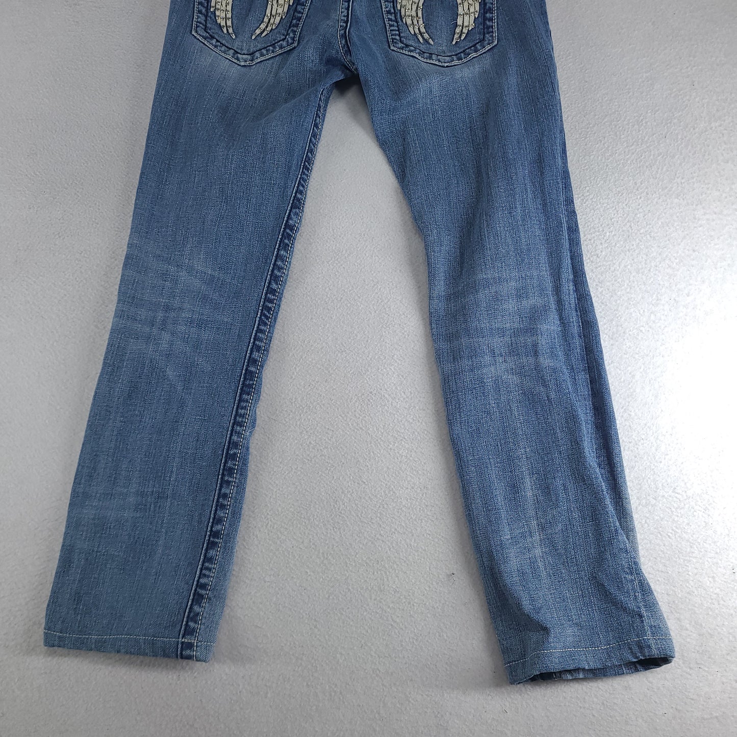 Miss Me Jeans Adult Womens Y2K Bejewelled Skinny Size 30