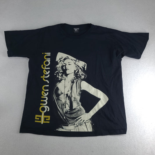 Vintage Gwen Stefani Shirt Y2K 2007 Sweet Escape Tour Black Tee Size L