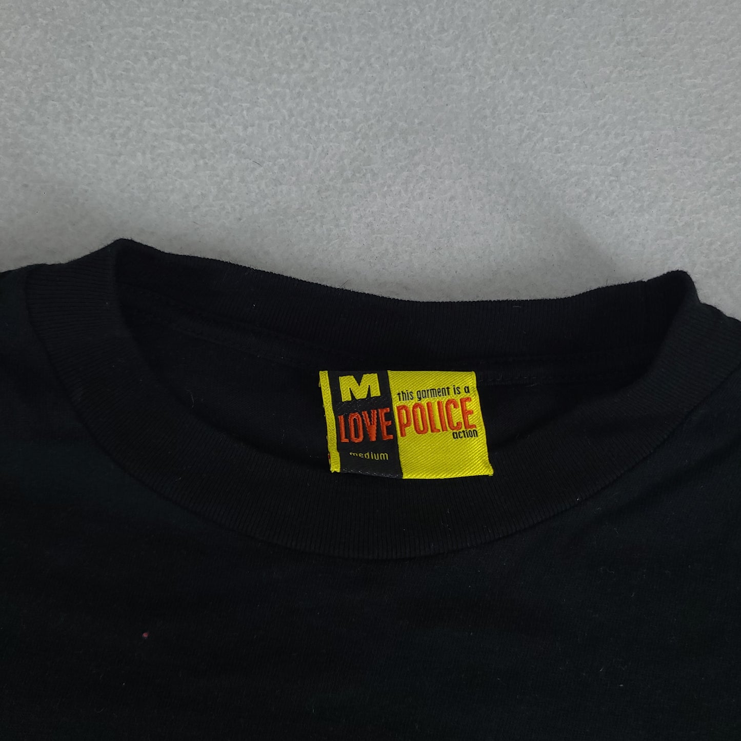 Kasey Chambers Shirt Y2K Vintage Tour Australian Black Tee Size M Love Police