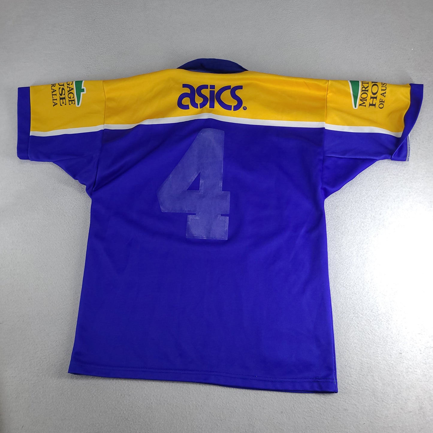 Vintage Parramatta Eels Rugby League Jersey 2001 Y2K Size L ASICS NRL