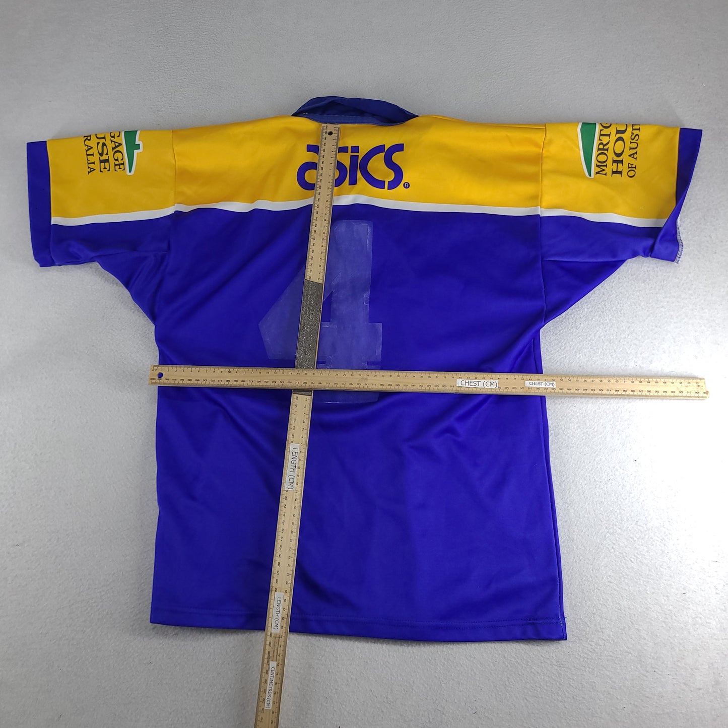 Vintage Parramatta Eels Rugby League Jersey 2001 Y2K Size L ASICS NRL
