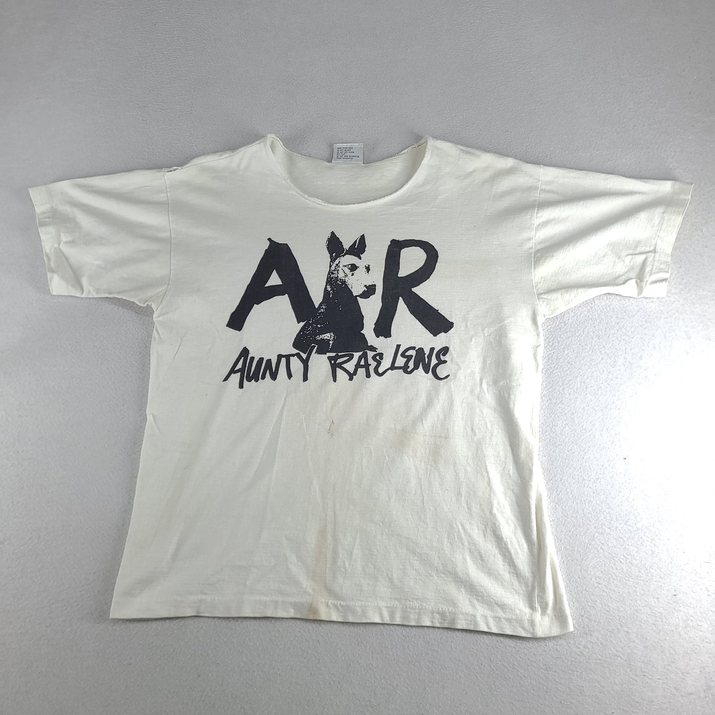 Vintage Aunty Raelene Shirt Aussie Band Australian Music Tee White Size L Koolah Tag