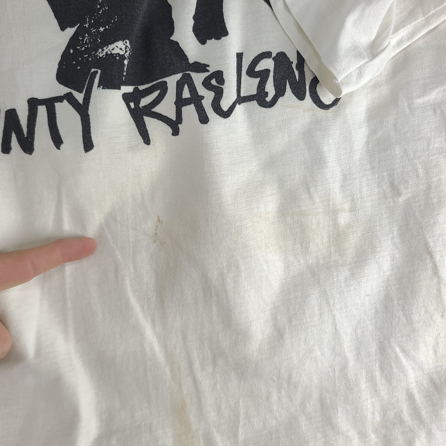 Vintage Aunty Raelene Shirt Aussie Band Australian Music Tee White Size L Koolah Tag