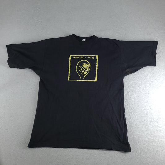 Vintage Leonardos Bride Shirt Size L Australian Pop 90s Rare Adult Tee Black