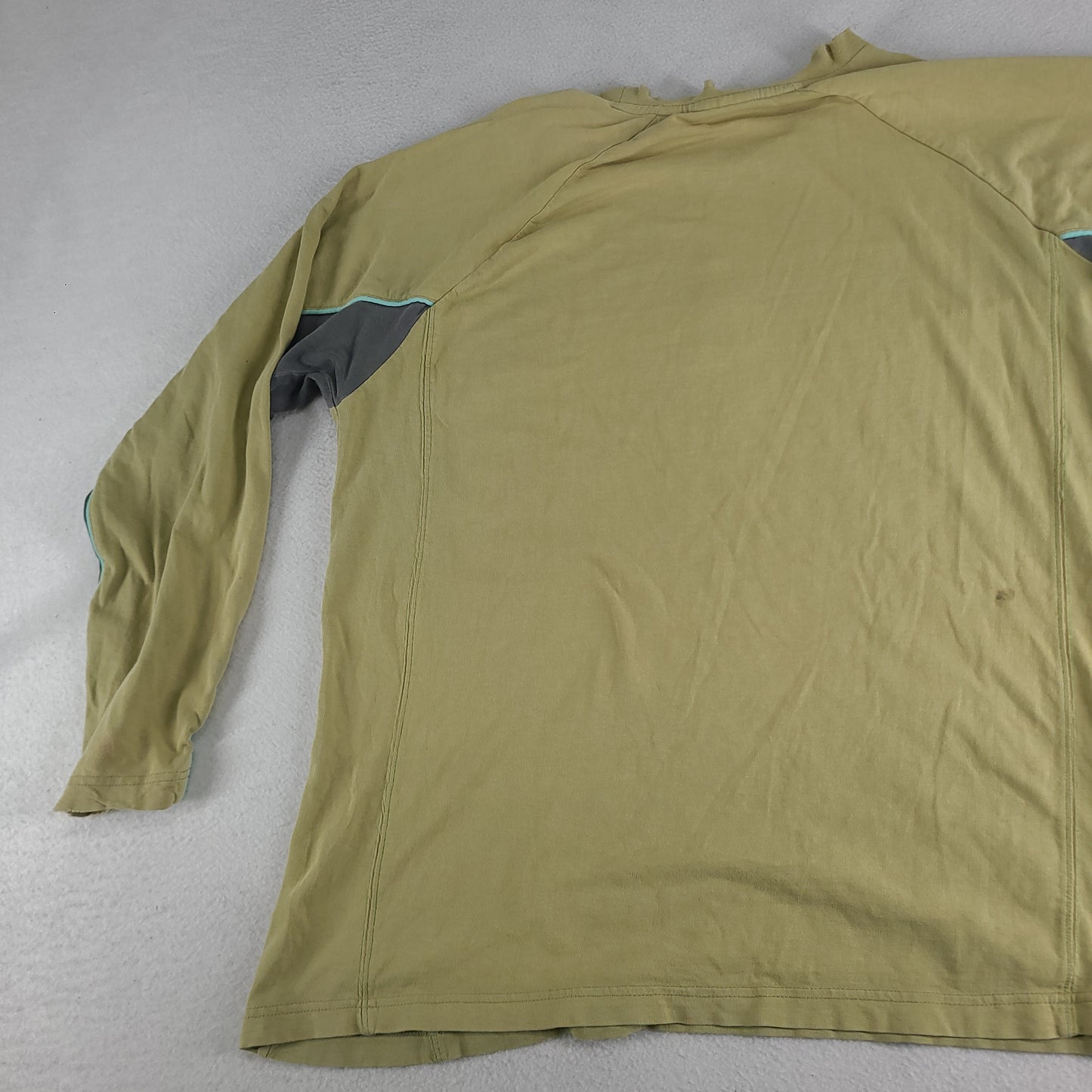 Vintage Byrning Spears Shirt Green Long Sleeve Thrashed Adult Mens Casual Size M Y2k Surf