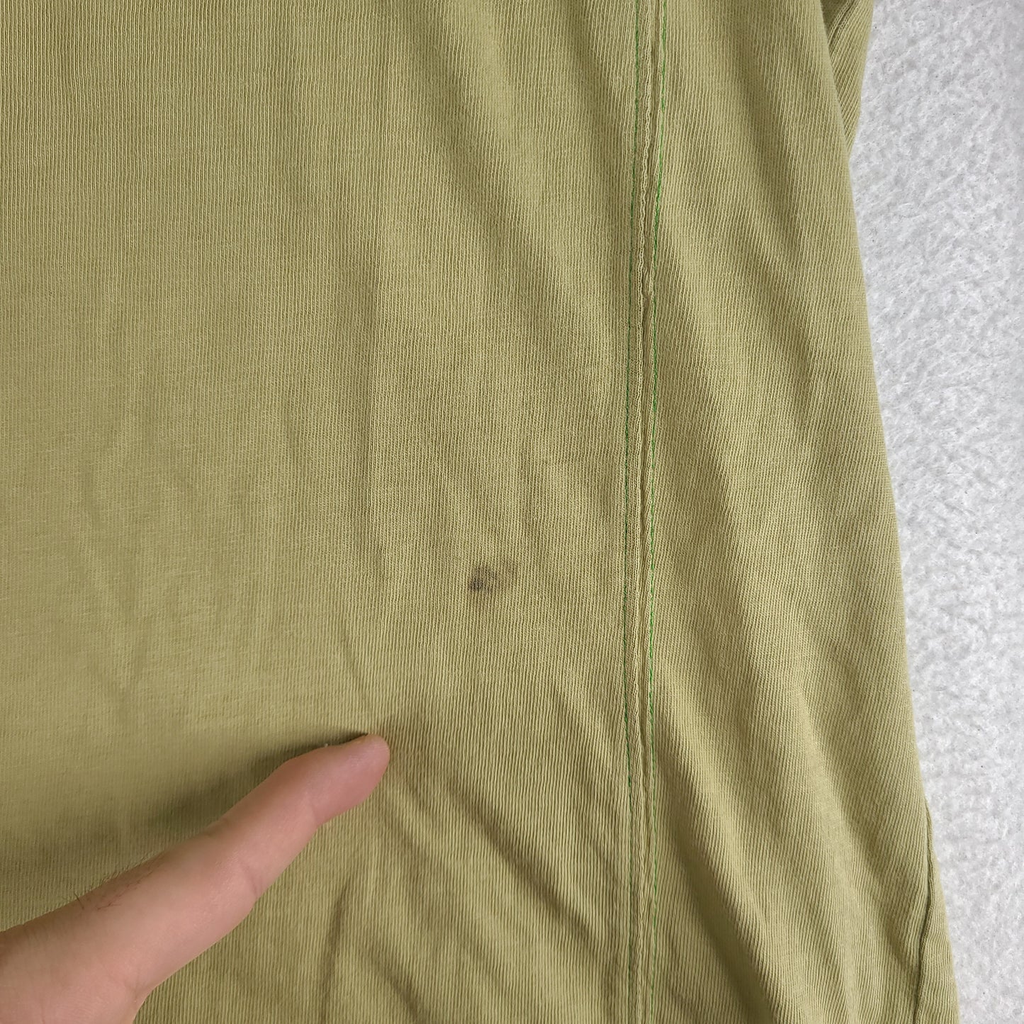 Vintage Byrning Spears Shirt Green Long Sleeve Thrashed Adult Mens Casual Size M Y2k Surf