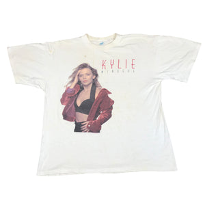 Vintage 1990 Kylie Minogue Enjoy Yourself Tour T-Shirt 23" x 27"