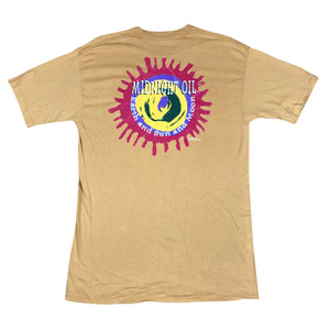 Vintage 1993 Midnight Oil AOP Earth Sun and Moon T-Shirt 24" x 32"