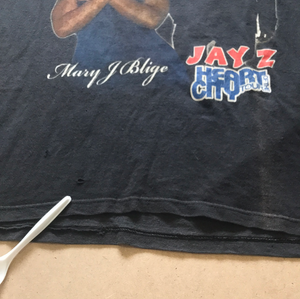 Jay-Z Mary J Blige Heart of the City Tour T-Shirt 22.5" x 26.5"